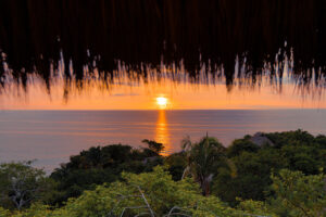 sunset at pacific coast