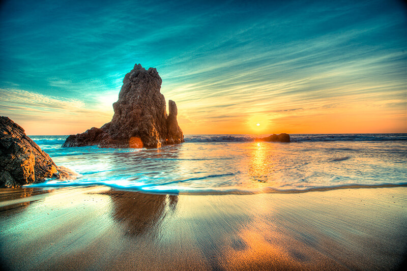 Dessert and Ocean together